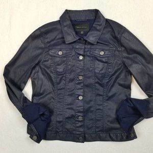 Beautiful Banana Republic Coated Denim Jean Jacket